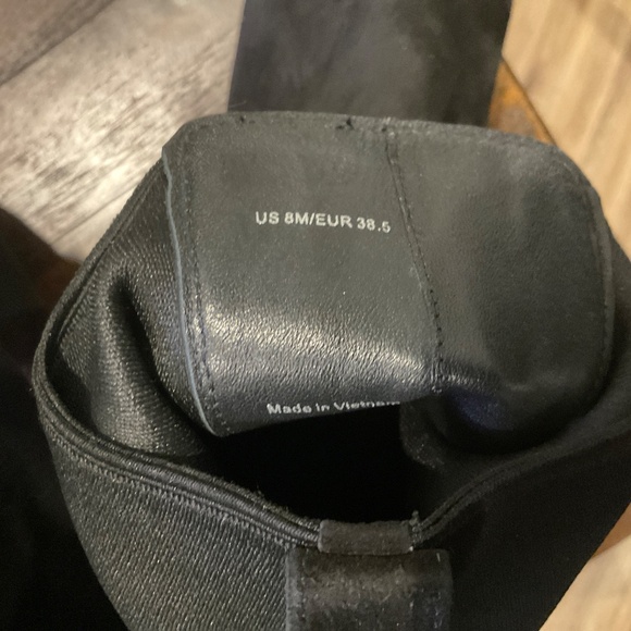 VINCE Kimmy Bootie Suede Black size 8 - Picture 8 of 8